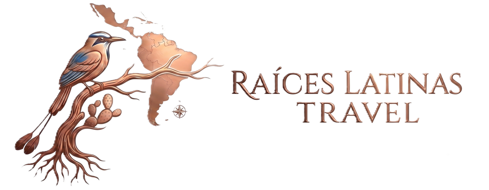 Logo de Raíces Latinas Travel - Agencia de viajes boutique en Riviera Maya
