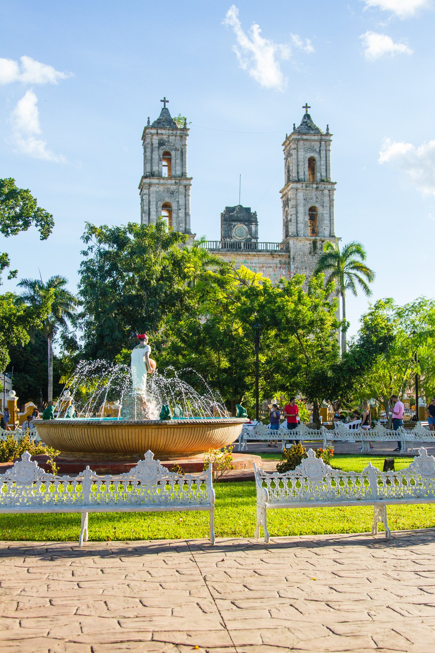Parque Francisco Cantón en Valladolid Yucatán