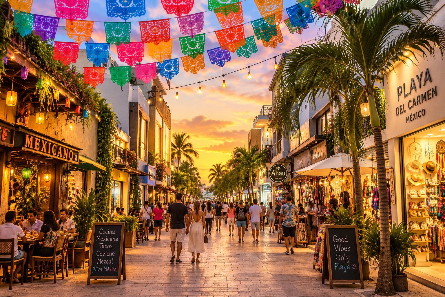 Playa del Carmen durante un tour combinado con Tulum