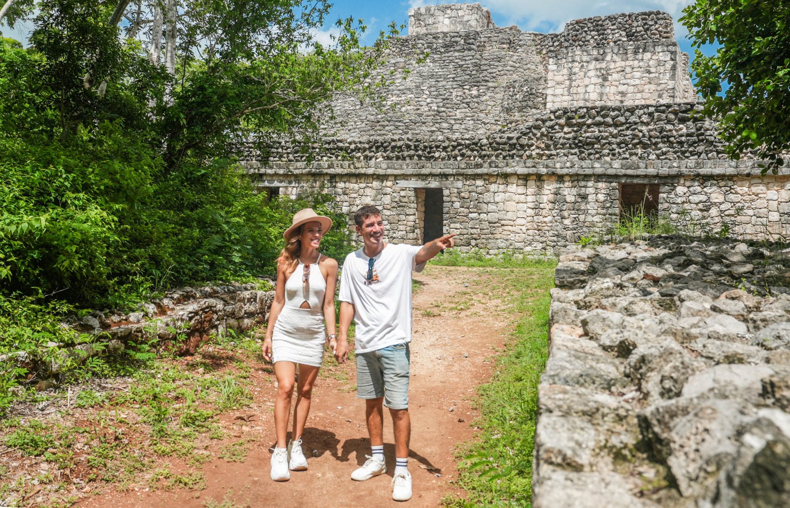 Zona arqueológica de Ek Balam en Yucatán